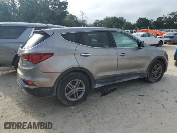 2018 Hyundai Santa Fe 2.4L with VIN 5NMZT3LB4JH096309, listed as a Copart auction lot 64738135 with 109,583 mi miles and Salvage title. Bid and sale history available at DreamBid. Image 3.