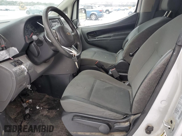 2015 Chevrolet City Express Cargo LS with VIN 3N63M0YN2FK700277, listed as a Copart auction lot 41478875 with 154,077 mi miles and Salvage Title. Bid and sale history available at DreamBid. Image 7.