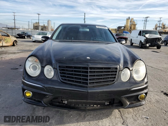 2005 Mercedes-Benz E-Class 5.5L AMG with VIN WDBUF76J05A781904, listed as a Copart auction lot 43762835 with 107,810 mi miles and Salvage Title. Bid and sale history available at carsss.com. Image 5.