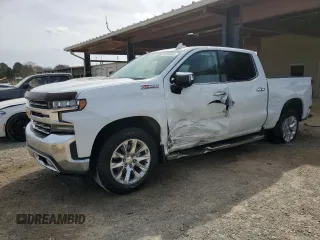 2020 Chevrolet Silverado 1500 LTZ with VIN 1GCUYGED3LZ235409, listed as a Copart auction lot 49709685 with 108,928 mi miles and Salvage Title. Bid and sale history available at DreamBid. Image 1.
