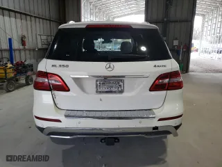 2015 Mercedes-Benz M-Class ML 350 with VIN 4JGDA5HB7FA510670, listed as a Copart auction lot 50755055 with 104,202 mi miles and Salvage Title. Bid and sale history available at carsss.com. Image 6.
