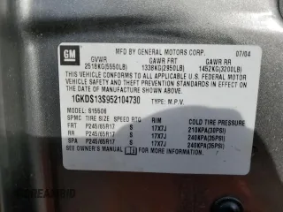2005 GMC Envoy SLE with VIN 1GKDS13S952104730, listed as a Copart auction lot 47778585 with 187,712 mi miles and Salvage Title. Bid and sale history available at carsss.com. Image 12.