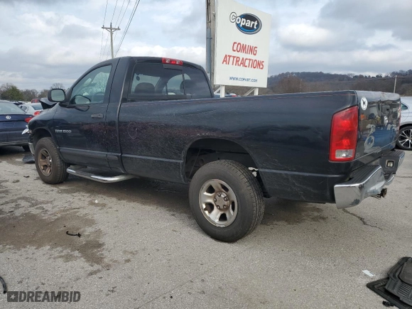 2005 Dodge Ram 1500 SLT with VIN 1D7HU16D55J564323, listed as a Copart auction lot 84401934 with 126,367 mi miles and Salvage Title. Bid and sale history available at carsss.com. Image 2.