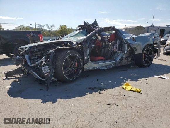 2023 Chevrolet Corvette 2LT with VIN 1G1YB3D46P5138627, listed as a Copart auction lot 70691464 with 0 mi miles and Salvage Title. Bid and sale history available at carsss.com. Image 1.