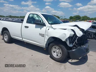 2022 Ram 1500 Tradesman with VIN 3C6JR6DG1NG300872, listed as a IAAI auction lot 42255745 with 30,727 mi miles and . Bid and sale history available at DreamBid. Image 1.