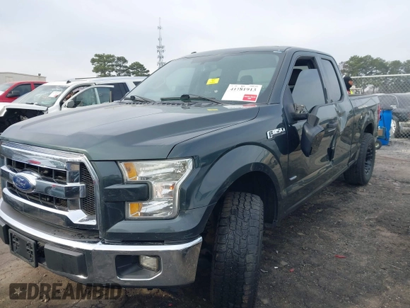 2015 Ford F-150 XL with VIN 1FTEX1CP1FFB64492, listed as a IAAI auction lot 41781913 with 195,516 mi miles. Bid and sale history available at carsss.com. Image 6.