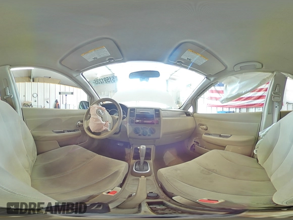 2009 Nissan Versa S with VIN 3N1BC13E99L483911, listed as a Copart auction lot 51591235 with Not Provided miles and Salvage Title. Bid and sale history available at DreamBid. Image 13.