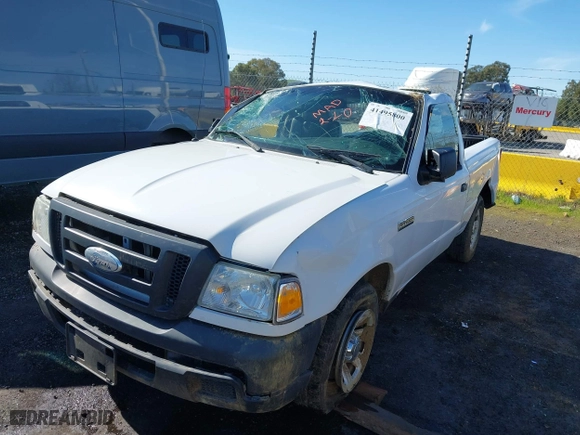 2007 Ford Ranger XL with VIN 1FTYR10D77PA59405, listed as a IAAI auction lot 41495800 with 125,849 mi miles. Bid and sale history available at carsss.com. Image 6.
