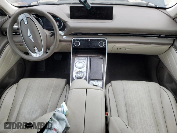 2022 Genesis GV80 Advanced Plus z VIN KMUHCESC4NU079619, wystawiony jako Copart lot #41992085 z przebiegiem 91 175 mil mil oraz Szkoda całkowita • Salvage title. Historia ofert i sprzedaży dostępna na DreamBid. Obrazek 8.