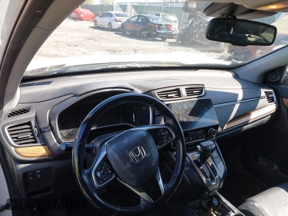 2018 Honda CR-V EX-L with VIN 2HKRW2H82JH609039, listed as a IAAI auction lot 42001550 with 1 mi miles. Bid and sale history available at carsss.com. Image 21.