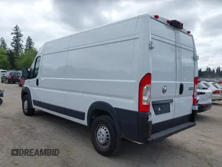 2025 Ram ProMaster Cargo Tradesman with VIN 3C6LRVDG5SE519375, listed as a IAAI auction lot 42217734 with 3,940 mi miles and . Bid and sale history available at DreamBid. Image 3.