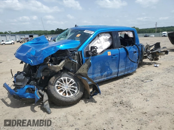 2019 Ford F-150 XL with VIN 1FTEW1E59KFD49799, listed as a Copart auction lot 56962405 with Not provided miles and Salvage title. Bid and sale history available at DreamBid. Image 1.