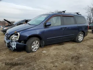 2009 Kia Sedona LX with VIN KNDMB233396298759, listed as a Copart auction lot 42499505 with 141,899 mi miles and Salvage Title. Bid and sale history available at carsss.com. Image 1.