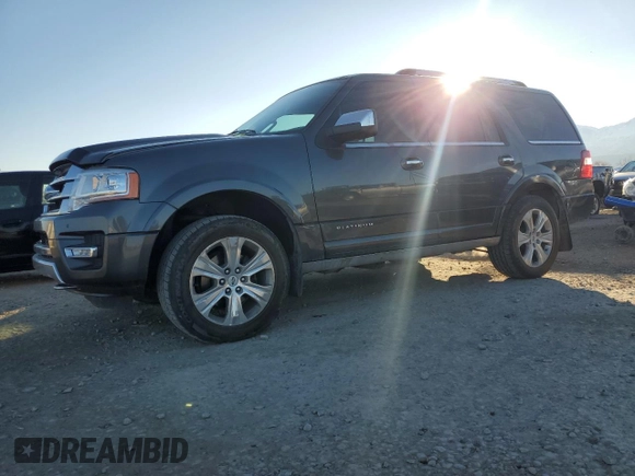 2015 Ford Expedition Platinum with VIN 1FMJU1MT1FEF31203, listed as a Copart auction lot 87712385 with 245,201 mi miles and Salvage title. Bid and sale history available at DreamBid. Image 1.
