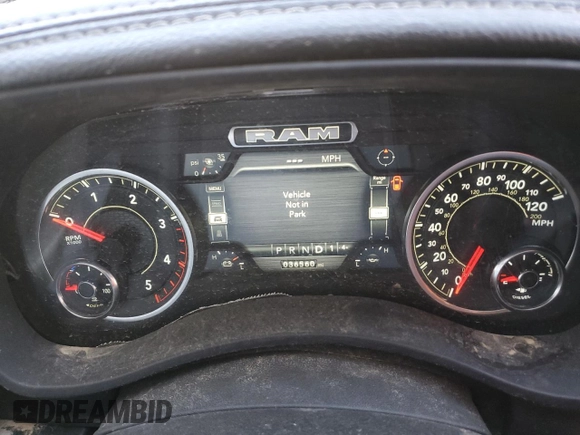 2023 Ram 2500 Laramie z VIN 3C6UR5FL6PG569132, wystawiony jako Copart lot #73370404 z przebiegiem 36 560 mil mil oraz Szkoda całkowita • Salvage title. Historia ofert i sprzedaży dostępna na DreamBid. Obrazek 9.