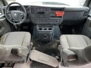 2009 Chevrolet Express Passenger with VIN 1GAHG35K291173593, listed as a Copart auction lot 43442085 with Not provided miles and Salvage title. Bid and sale history available at DreamBid. Image 8.