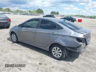 2017 Hyundai Accent SE with VIN KMHCT4AE0HU178612, listed as a IAAI auction lot 41995222 with 110,802 mi miles. Bid and sale history available at carsss.com. Image 3.