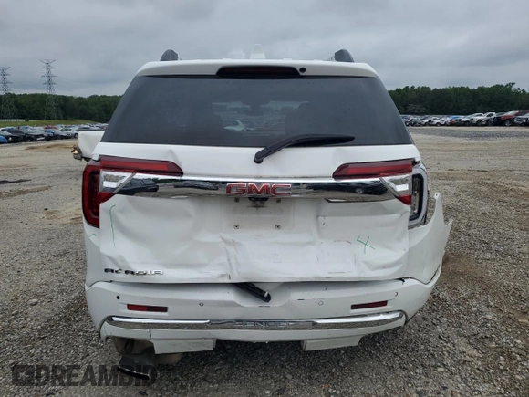 2021 GMC Acadia Denali with VIN 1GKKNPLSXMZ106090, listed as a Copart auction lot 58580425 with 155,111 mi miles and Salvage title. Bid and sale history available at DreamBid. Image 6.