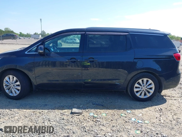 2017 Kia Sedona EX with VIN KNDMC5C11H6265352, listed as a IAAI auction lot 42181524 with 92,880 mi miles. Bid and sale history available at carsss.com. Image 14.