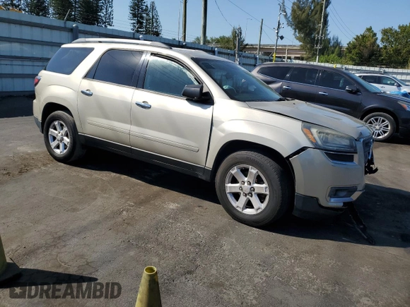 2015 GMC Acadia SLE with VIN 1GKKRNED0FJ193006, listed as a Copart auction lot 48590565 with 72,446 mi miles and Salvage Title. Bid and sale history available at DreamBid. Image 4.