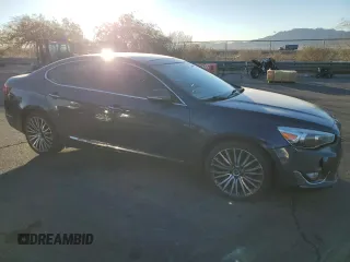 2014 Kia Cadenza Premium with VIN KNALN4D7XE5125222, listed as a Copart auction lot 79899274 with 67,536 mi miles and Salvage Title. Bid and sale history available at carsss.com. Image 4.
