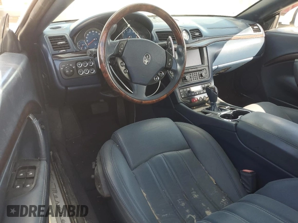 2013 Maserati GranTurismo Sport with VIN ZAM45MMA9D0070109, listed as a Copart auction lot 75174884 with Not provided miles and Salvage title. Bid and sale history available at DreamBid. Image 8.