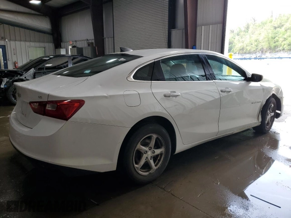 2016 Chevrolet Malibu LS z VIN 1G1ZB5ST3GF304431, wystawiony jako Copart lot #55140585 z przebiegiem 153 325 mil mil oraz Szkoda całkowita • Salvage title. Historia ofert i sprzedaży dostępna na DreamBid. Obrazek 3.