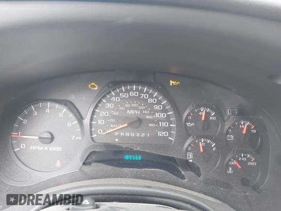 2006 Chevrolet TrailBlazer LS with VIN 1GNET16S966140461, listed as a IAAI auction lot 41453233 with 189,568 mi miles and . Bid and sale history available at DreamBid. Image 7.