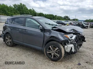 2018 Toyota RAV4 XLE with VIN JTMWFREV3JJ168194, listed as a Copart auction lot 56937675 with 82,589 mi miles and Salvage title. Bid and sale history available at DreamBid. Image 4.