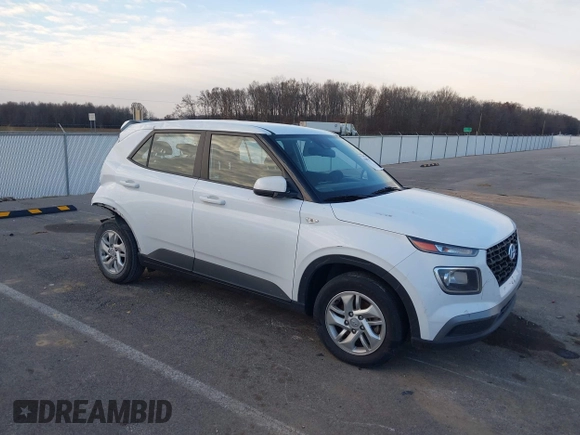 2021 Hyundai Venue SE with VIN KMHRB8A36MU068032, listed as a IAAI auction lot 41083579 with 100,598 mi miles and . Bid and sale history available at DreamBid. Image 1.