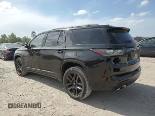 2021 Chevrolet Traverse Premier with VIN 1GNERKKW0MJ155132, listed as a Copart auction lot 53668635 with 91,501 mi miles and Salvage title. Bid and sale history available at DreamBid. Image 2.