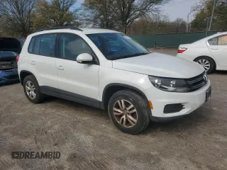 2017 Volkswagen Tiguan S with VIN WVGAV7AX5HK002381, listed as a Copart auction lot 52877045 with 86,610 mi miles and Clean Title. Bid and sale history available at DreamBid. Image 4.