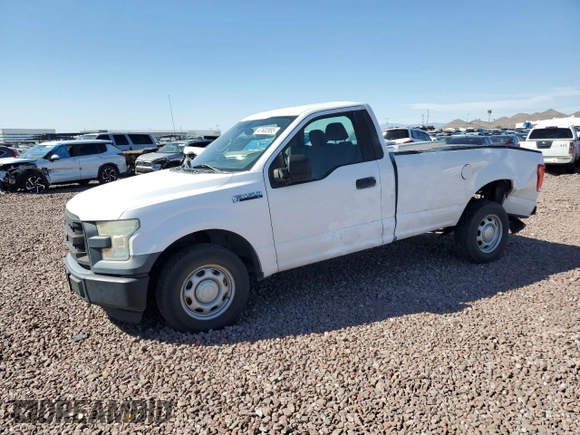 2015 Ford F-150 XL with VIN 1FTMF1C89FKD69802, listed as a Copart auction lot 47600995 with 107,896 mi miles and Salvage title. Bid and sale history available at DreamBid. Image 1.