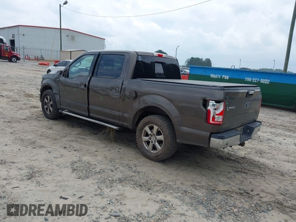 2015 Ford F-150 XL with VIN 1FTEW1CFXFFA01852, listed as a IAAI auction lot 42395926 with 240,514 mi miles and . Bid and sale history available at DreamBid. Image 3.