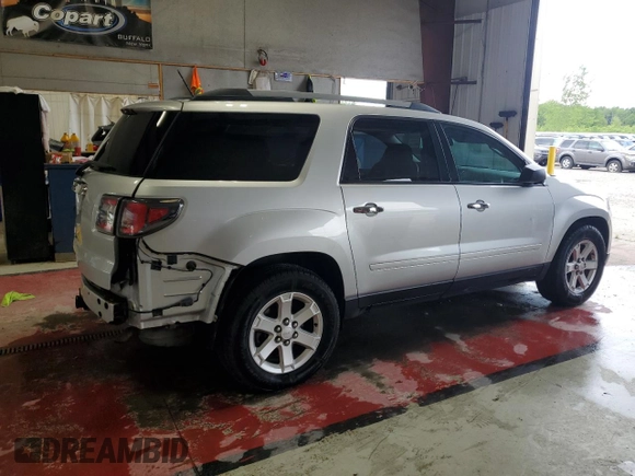 2015 GMC Acadia SLE with VIN 1GKKRPKD7FJ121350, listed as a Copart auction lot 63481565 with 90,776 mi miles and Salvage title. Bid and sale history available at DreamBid. Image 3.