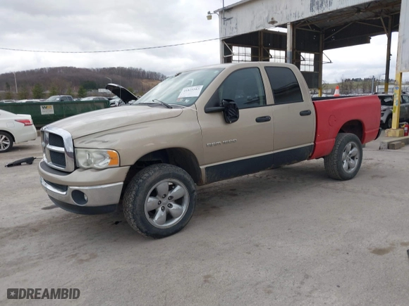 2005 Dodge Ram 1500 ST with VIN 1D7HU18N15S242651, listed as a IAAI auction lot 41825583 with 245,038 mi miles. Bid and sale history available at carsss.com. Image 17.