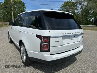 2019 Land Rover Range Rover HSE z VIN SALGS2SV0KA540872, wystawiony jako Copart lot #59046305 z przebiegiem 130 477 mil mil oraz Czysty tytuł • Clean title. Historia ofert i sprzedaży dostępna na DreamBid. Obrazek 4.
