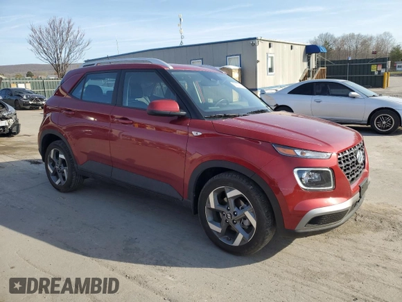 2024 Hyundai Venue Limited with VIN KMHRC8A33RU292833, listed as a Copart auction lot 53693115 with 2,252 mi miles and Salvage Title. Bid and sale history available at DreamBid. Image 4.