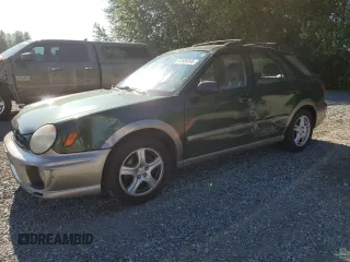 2002 Subaru Impreza Outback Special Sports with VIN JF1GG68562G832598, listed as a Copart auction lot 63686595 with 123,183 mi miles and Salvage title. Bid and sale history available at DreamBid. Image 1.