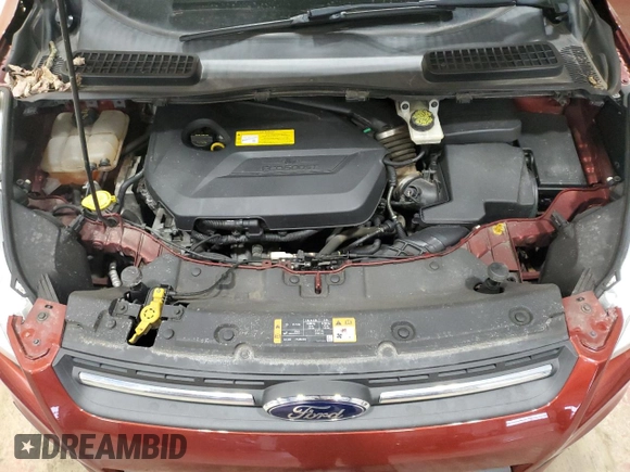 2015 Ford Escape SE with VIN 1FMCU0GX8FUB26785, listed as a Copart auction lot 50948425 with 73,177 mi miles and Salvage Title. Bid and sale history available at DreamBid. Image 12.