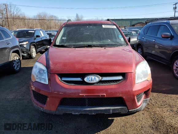 2010 Kia Sportage LX with VIN KNDKG3A41A7706104, listed as a Copart auction lot 42033525 with 157,624 mi miles and Clean Title. Bid and sale history available at carsss.com. Image 5.