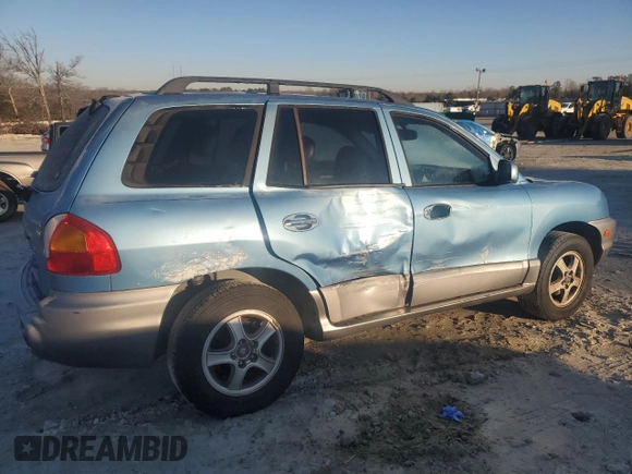 2003 Hyundai Santa Fe GLS with VIN KM8SC13E03U552538, listed as a Copart auction lot 88900865 with 250,847 mi miles and Salvage Title. Bid and sale history available at carsss.com. Image 3.