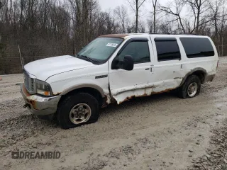 2001 Ford Excursion Limited with VIN 1FMSU43F51EA01083, listed as a Copart auction lot 47726825 with 343,791 mi miles and Salvage Title. Bid and sale history available at DreamBid. Image 1.