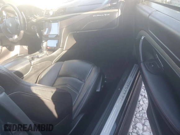 2013 Maserati GranTurismo Sport с VIN ZAM45VLA5D0074293, выставлен на аукционе Copart как лот 76071204 с пробегом 34 297 миль миль и Списание • Salvage title. История ставок и продаж доступна на DreamBid. Изображение 8.