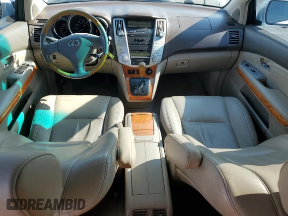 2007 Lexus RX 350 with VIN 2T2GK31U17C020006, listed as a Copart auction lot 52205365 with 106,400 mi miles and Salvage Title. Bid and sale history available at DreamBid. Image 8.