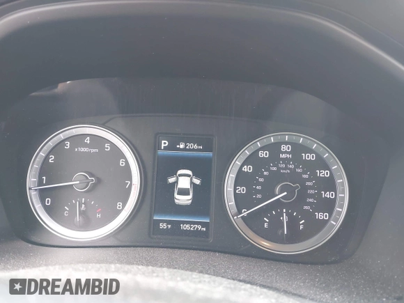 2018 Hyundai Sonata Limited with VIN 5NPE34AF2JH636995, listed as a IAAI auction lot 42105350 with 105,279 mi miles. Bid and sale history available at carsss.com. Image 7.