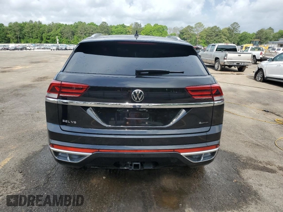 2023 Volkswagen Atlas SEL Premium R-Line with VIN 1V2FE2CA9PC206520, listed as a Copart auction lot 53936345 with Not provided miles and Salvage title. Bid and sale history available at DreamBid. Image 6.