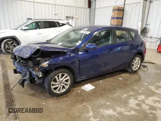 2013 Mazda 3 i Touring with VIN JM1BL1LP5D1770418, listed as a Copart auction lot 47085325 with 107,903 mi miles and Non Repairable. Bid and sale history available at carsss.com. Image 1.