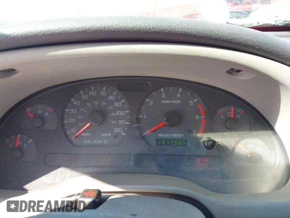 2002 Ford Mustang Standard with VIN 1FAFP40432F223851, listed as a IAAI auction lot 41639783 with 131,758 mi miles. Bid and sale history available at carsss.com. Image 12.