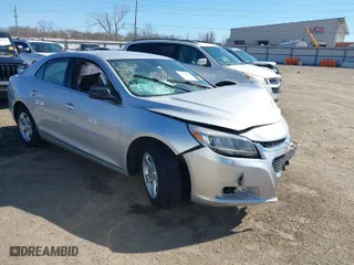 2015 Chevrolet Malibu LS with VIN 1G11B5SL9FF188308, listed as a IAAI auction lot 41758963 with 20,443 mi miles. Bid and sale history available at carsss.com. Image 1.